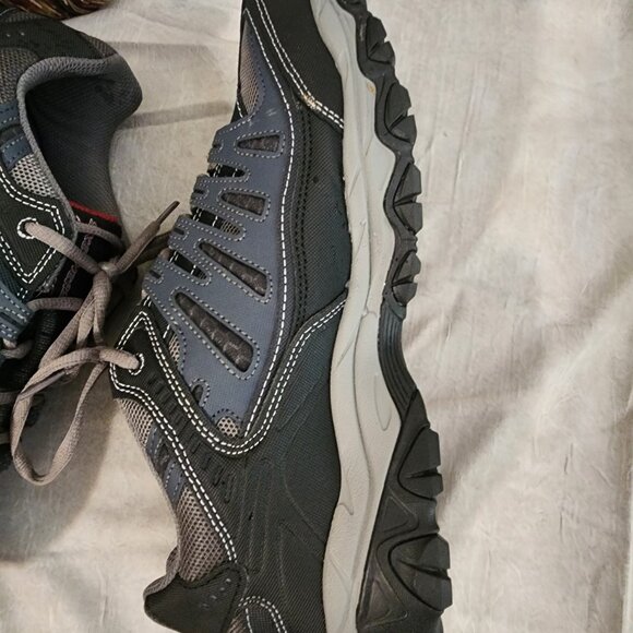 Skechers Men's Afterburn Memory Fit Lace-up Sneaker 11.5 - X-Wide - Picture 2 of 8